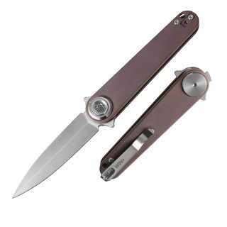 154CM Pocket Knife with Titanium Handle and Button lock system (Our Patents)