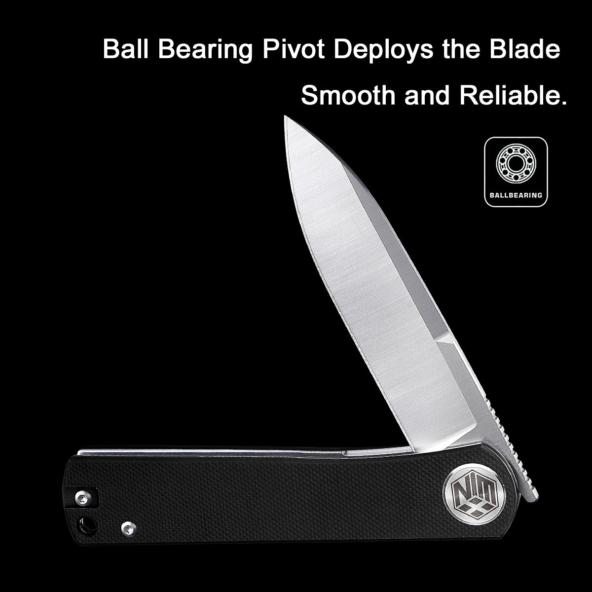 D2 Pocket Knife With G10 Handle And Liner Lock System