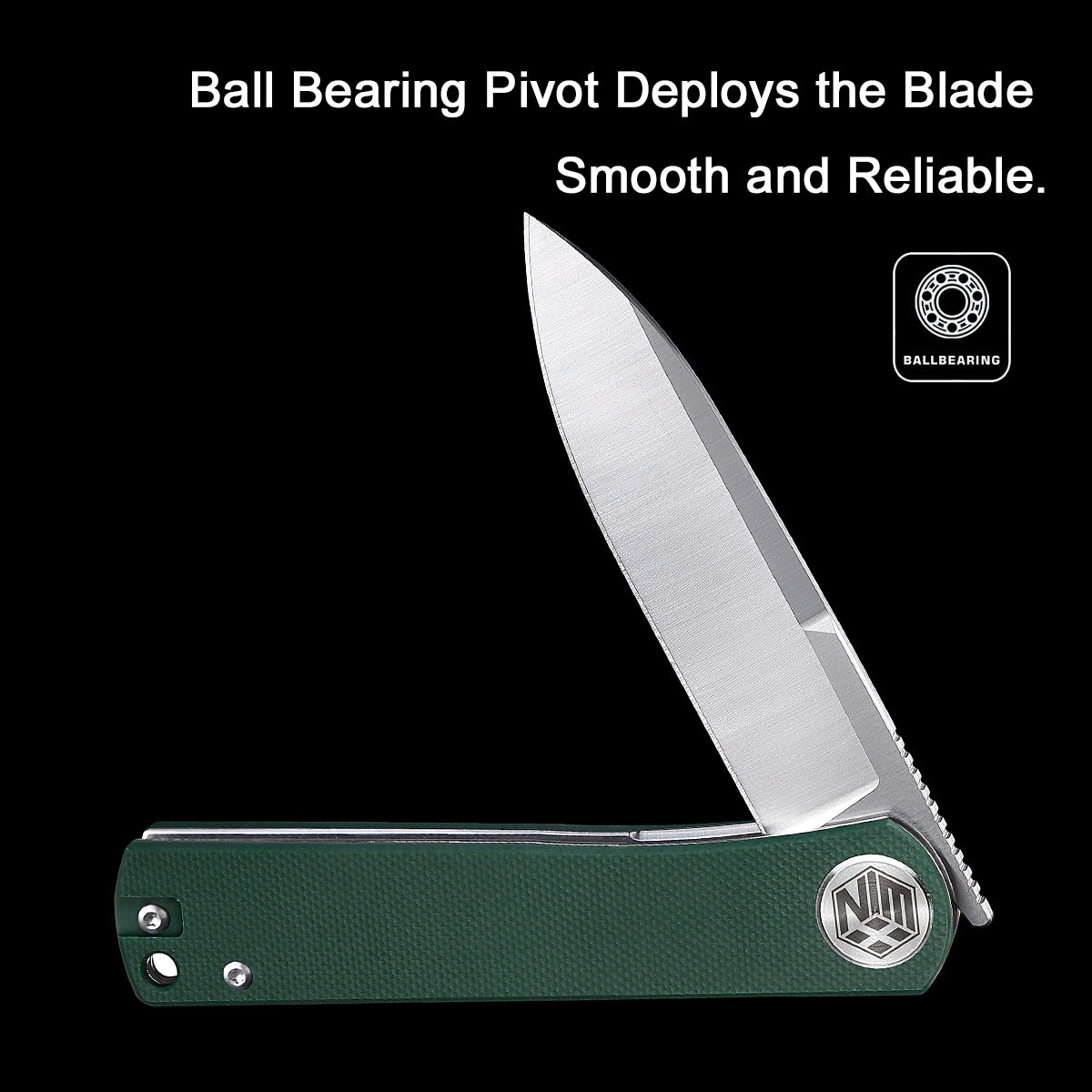 D2 Pocket Knife With G10 Handle And Liner Lock System