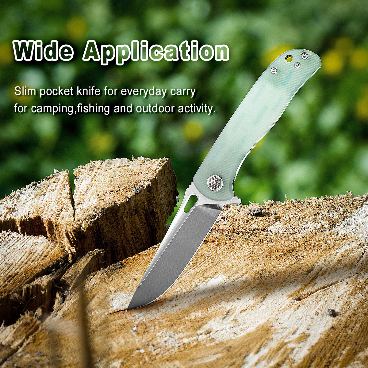 D2 Pocket Knife With G10 Handle And Liner Lock System