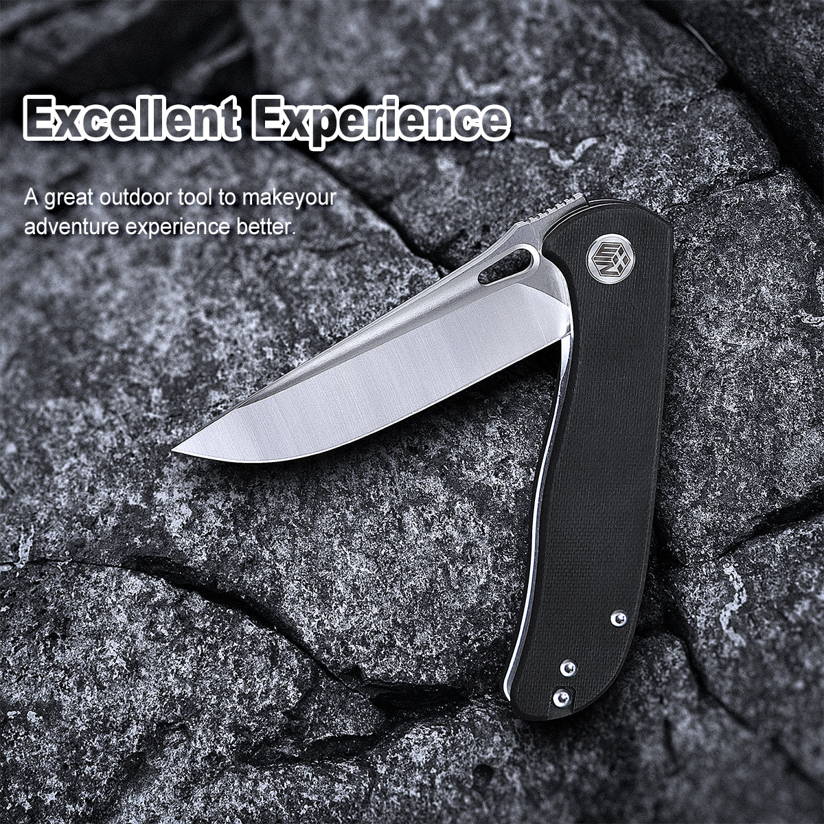 D2 Pocket Knife With G10 Handle And Liner Lock System