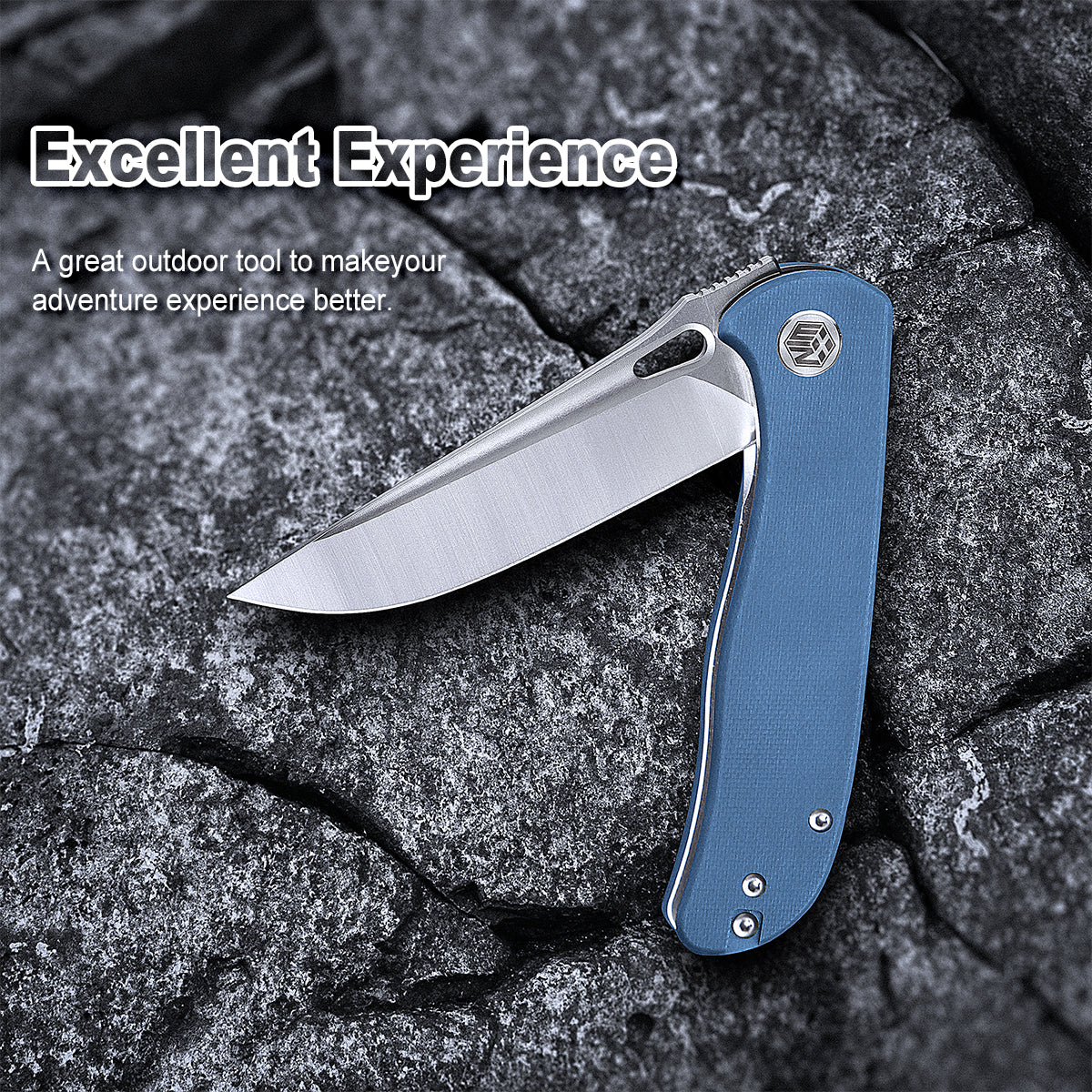 D2 Pocket Knife With G10 Handle And Liner Lock System