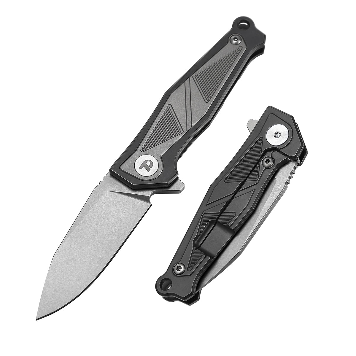 DREAMTECH Mini Folding Pocket Knife Titanium & Zirconium Handle M390 Blade Knife D1339