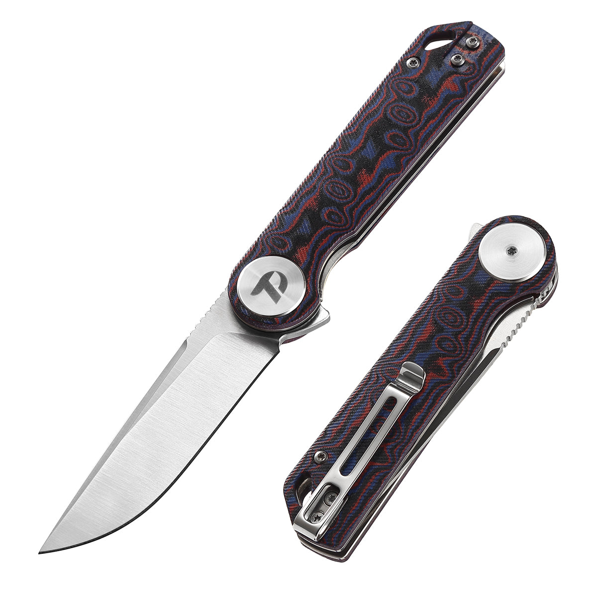 DREAMTECH Knife Folding Knife Micarta Handle D2 Knife D3897