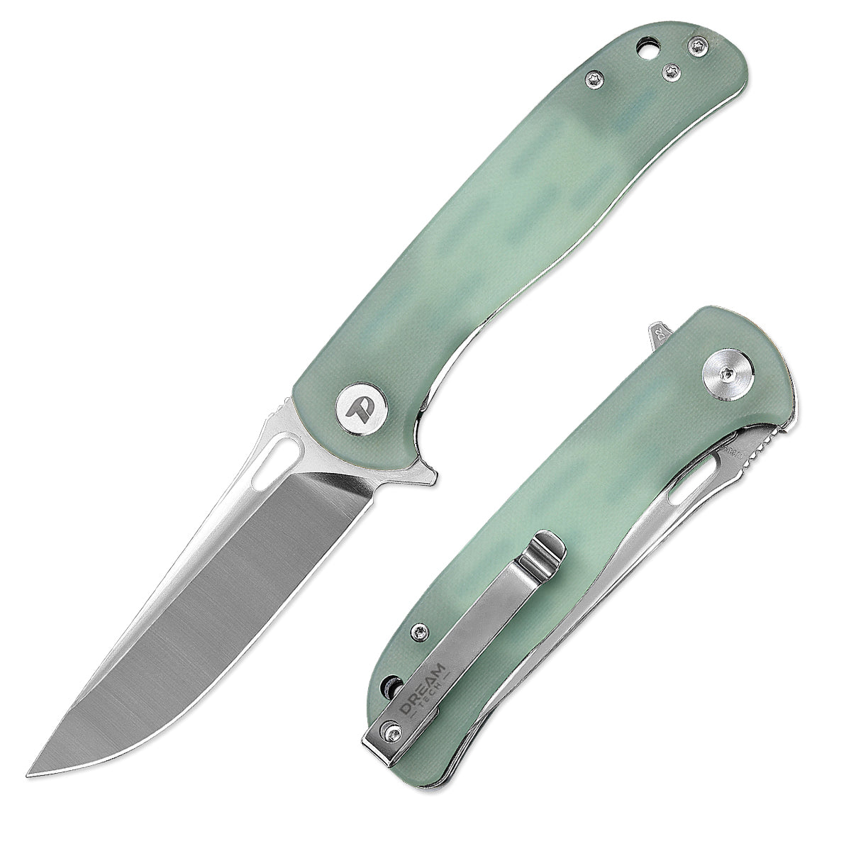 DREAMTECH Knife Folding Knife G10 Handle D2 Knife D3898