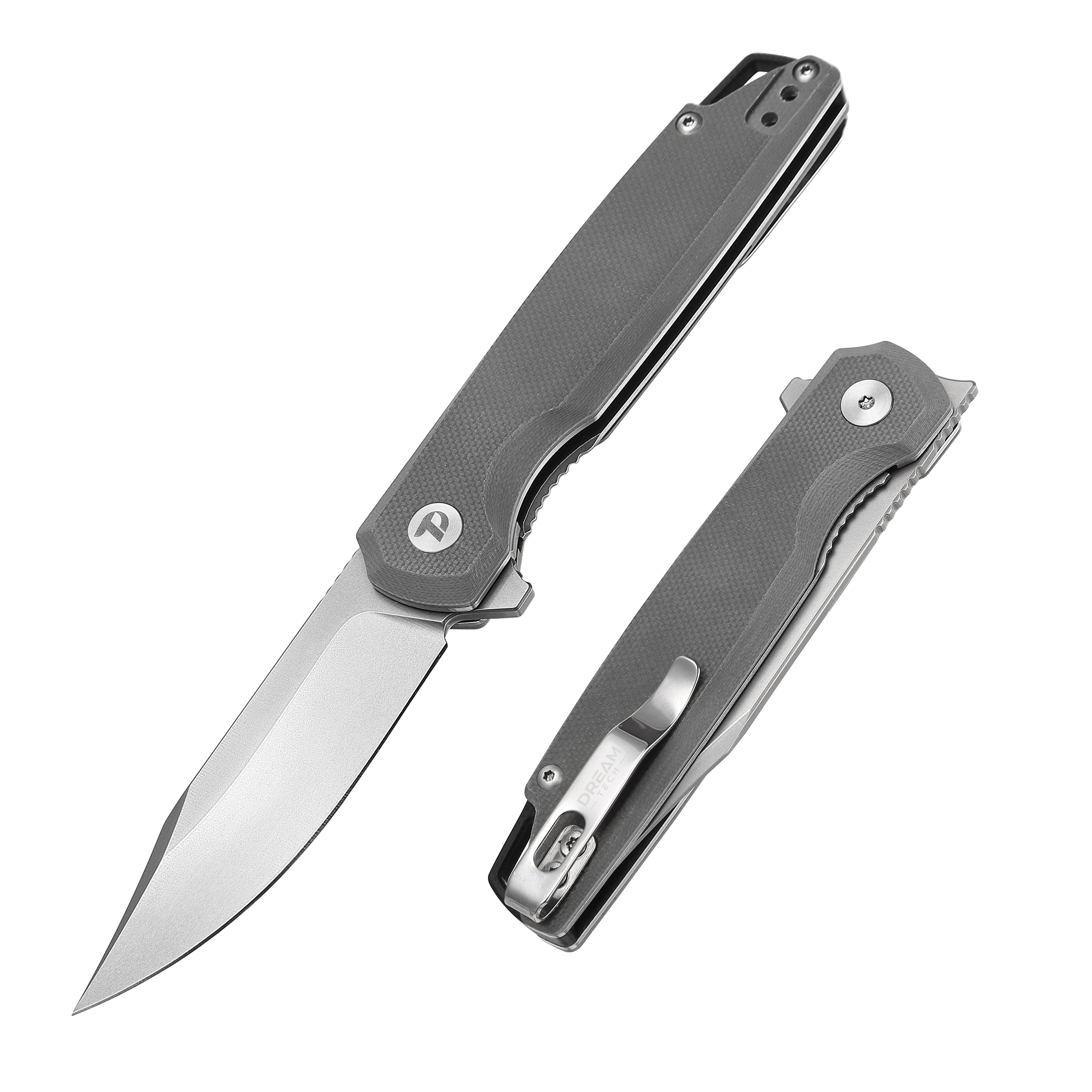 DREAMTECH Folding Pocket Knife G10 Handle D2 Blade Knife D4285