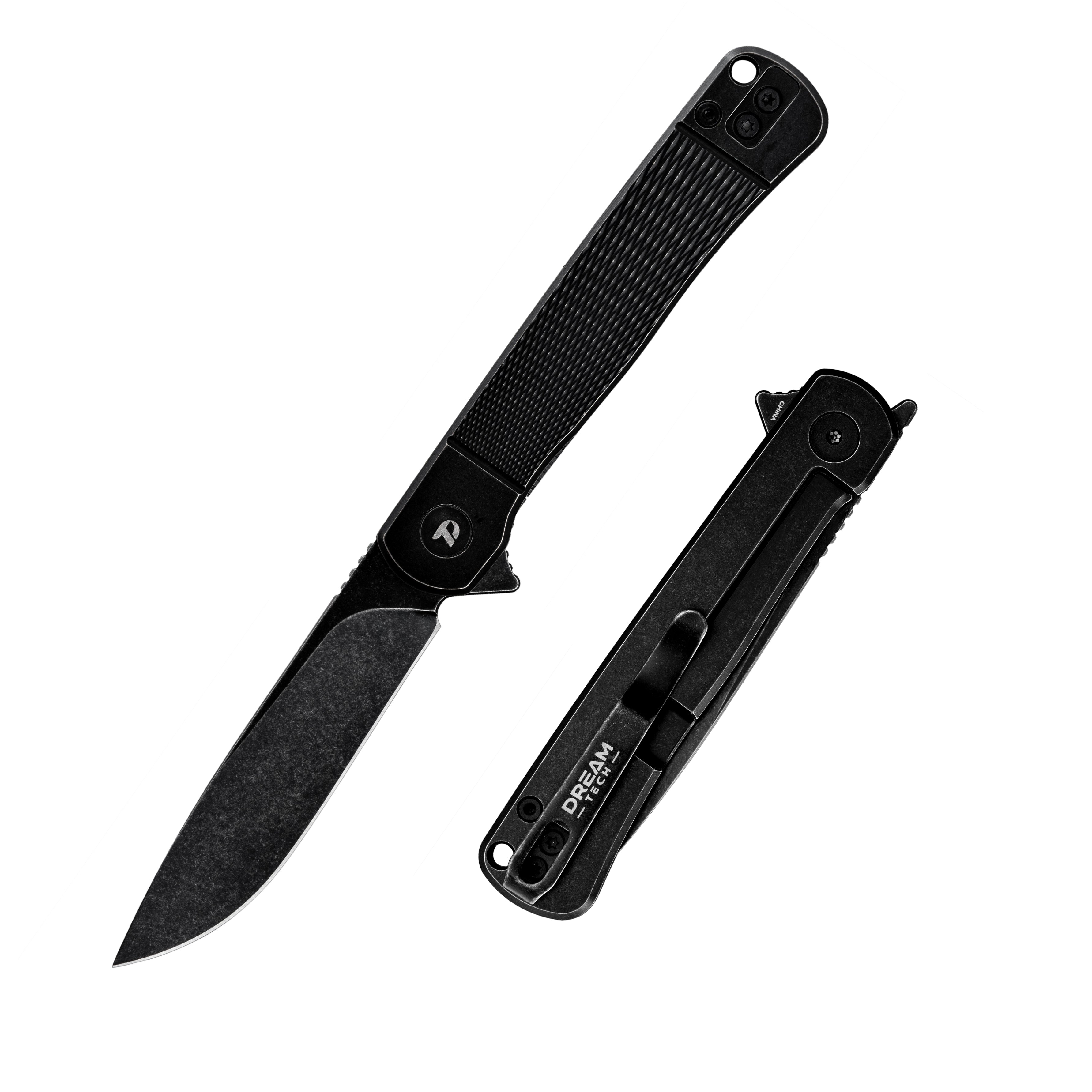 DREAMTECH Folding Pocket Knife Titanium Handle VG10 Blade Knife D4369
