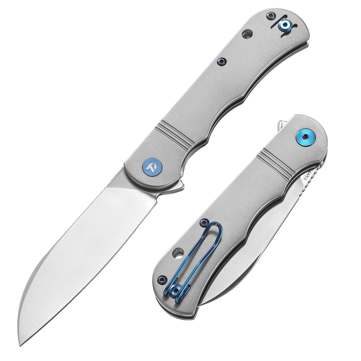 DREAMTECH Folding Knives Titanium Knife 14C28N Blade Knife D4453