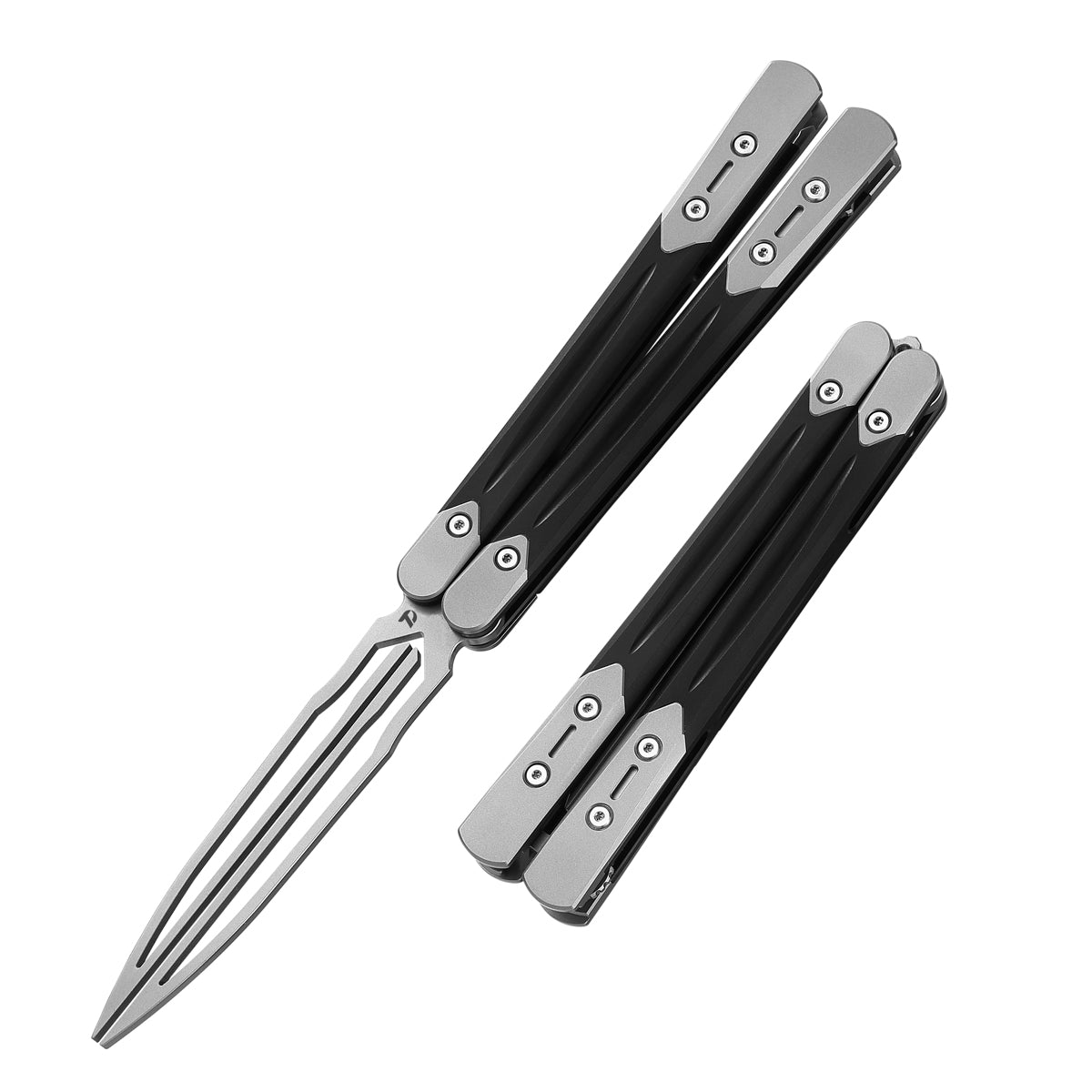 Dreamtech Balisong Practice Butterfly Knife with TC4 Titanium and 7075 Aluminum & Trainers Blew My Mind D4548