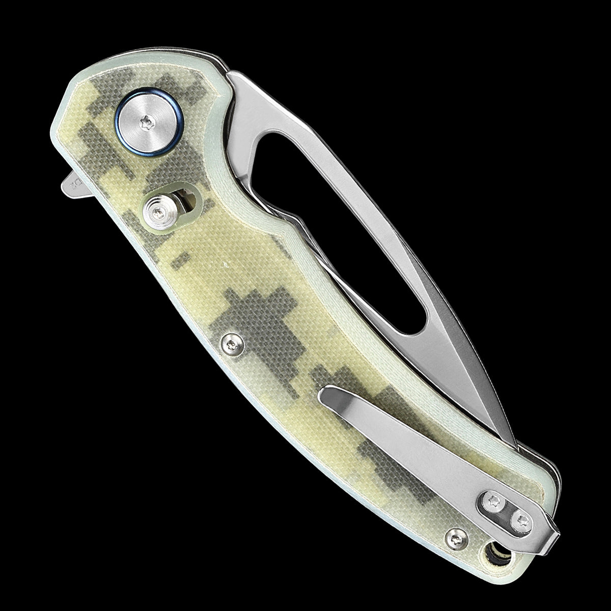 D2 Pocket Knife With Carbon Fiber Handle And Axis Lock System (Our Patents)