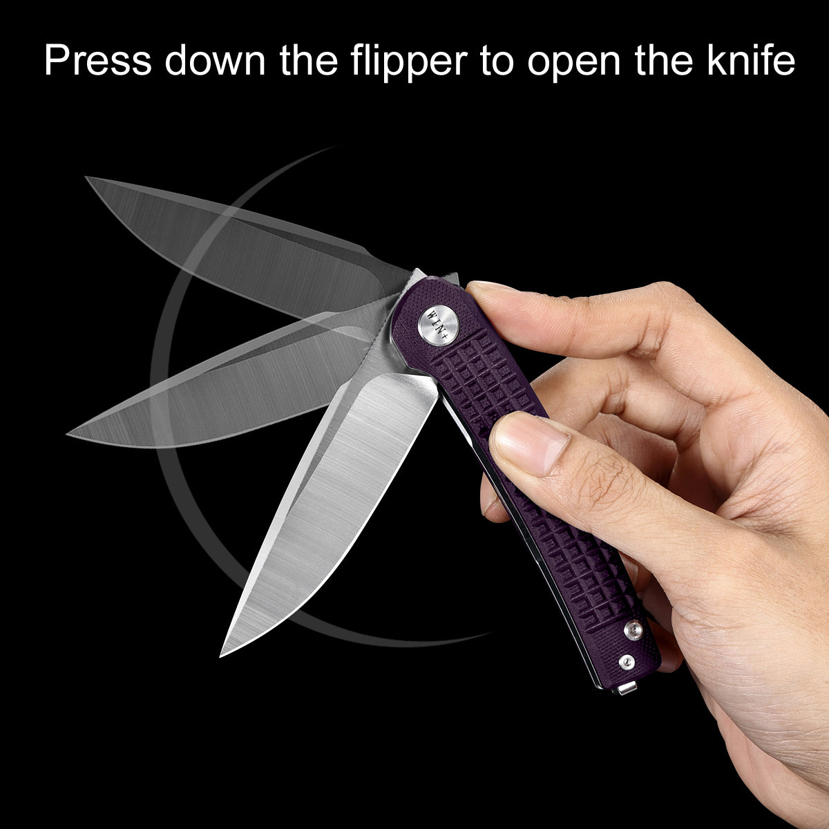 D2 Pocket Knife With G10 Handle And Liner Lock System D3613
