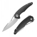 154CM Pocket Knife with Carbon Fiber Handle and Liner Lock System