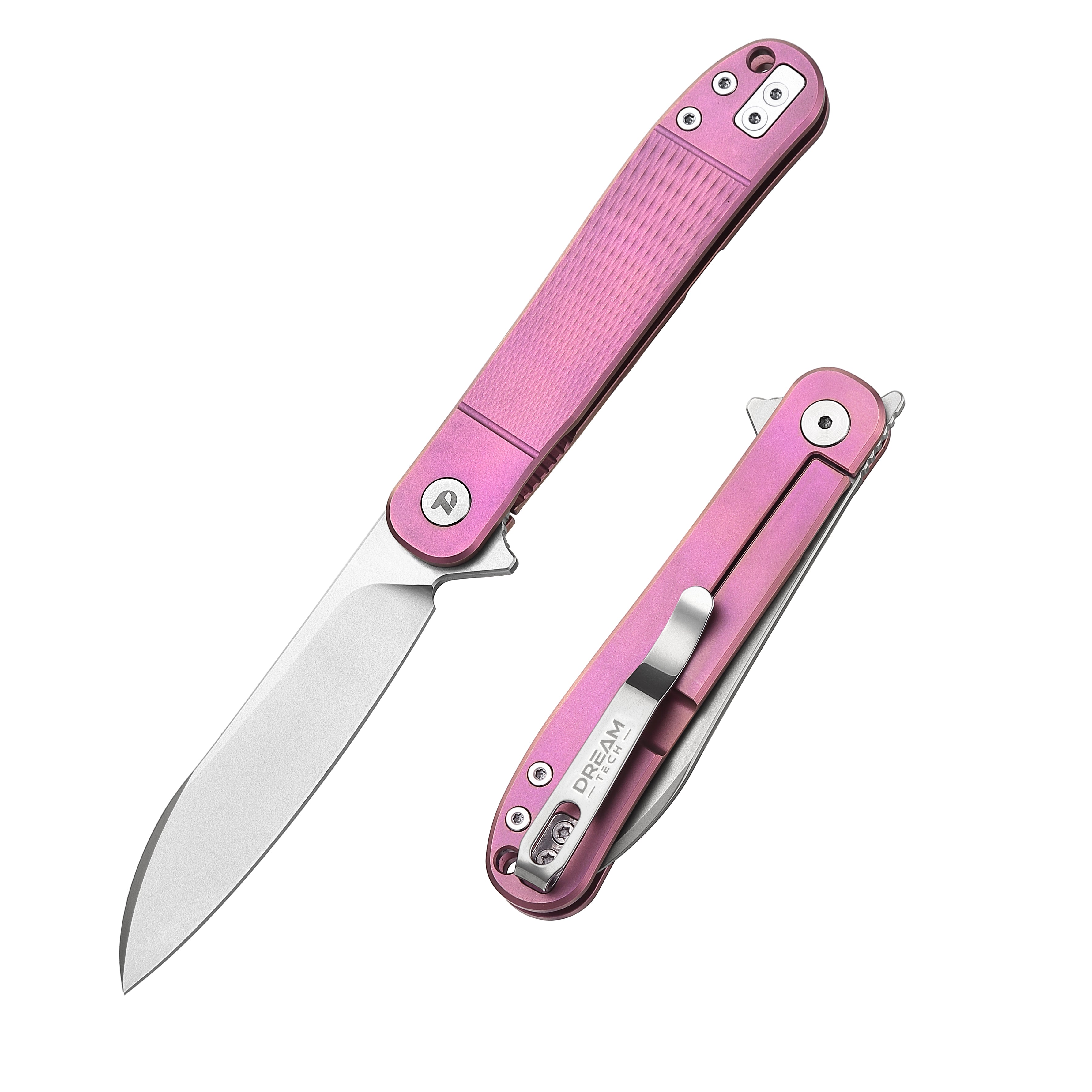 DREAMTECH Outdoor Knife Titanium Handle VG10 Blade Knife D4370