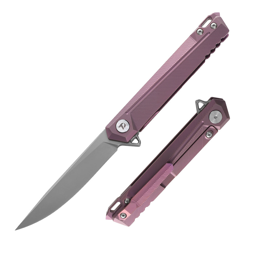 S35VN Pocket Knife With Titanium Handle And Liner Lock System D5311