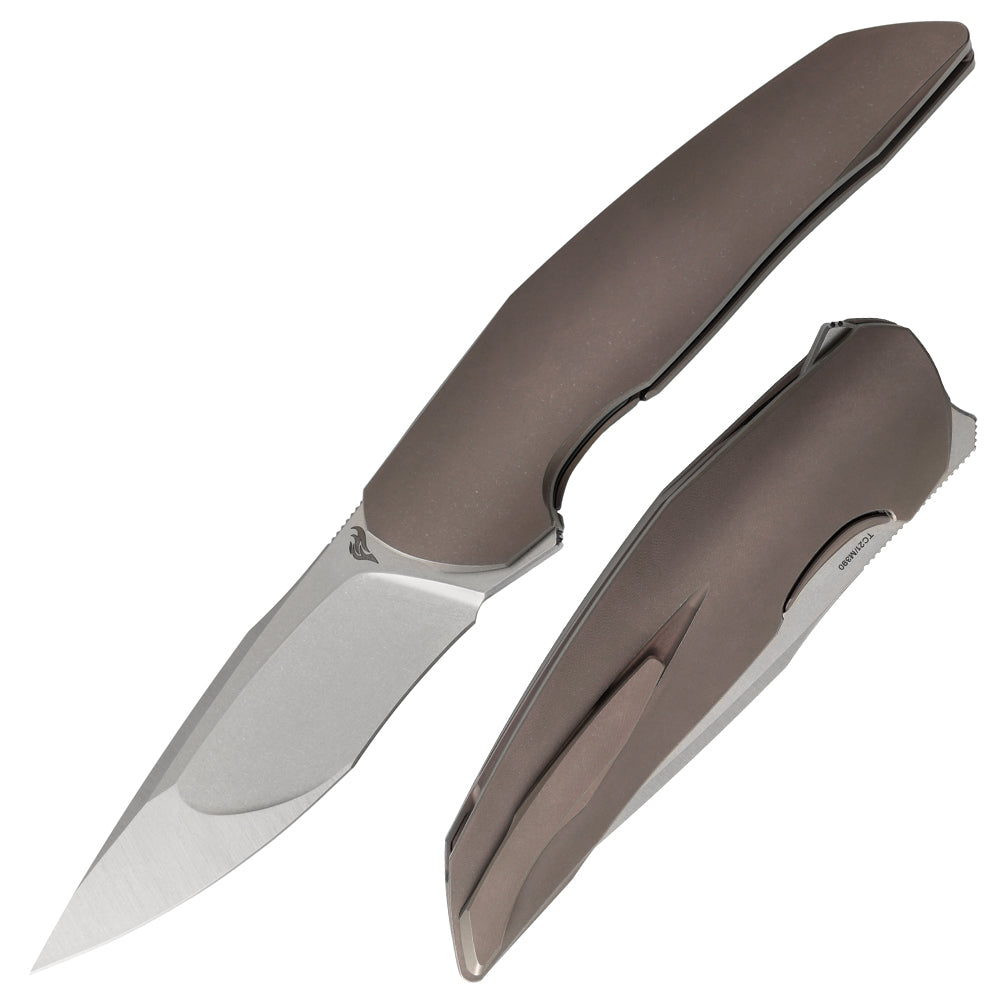 M390 Pocket Knife With Titanium Handle and Liner Lock  System