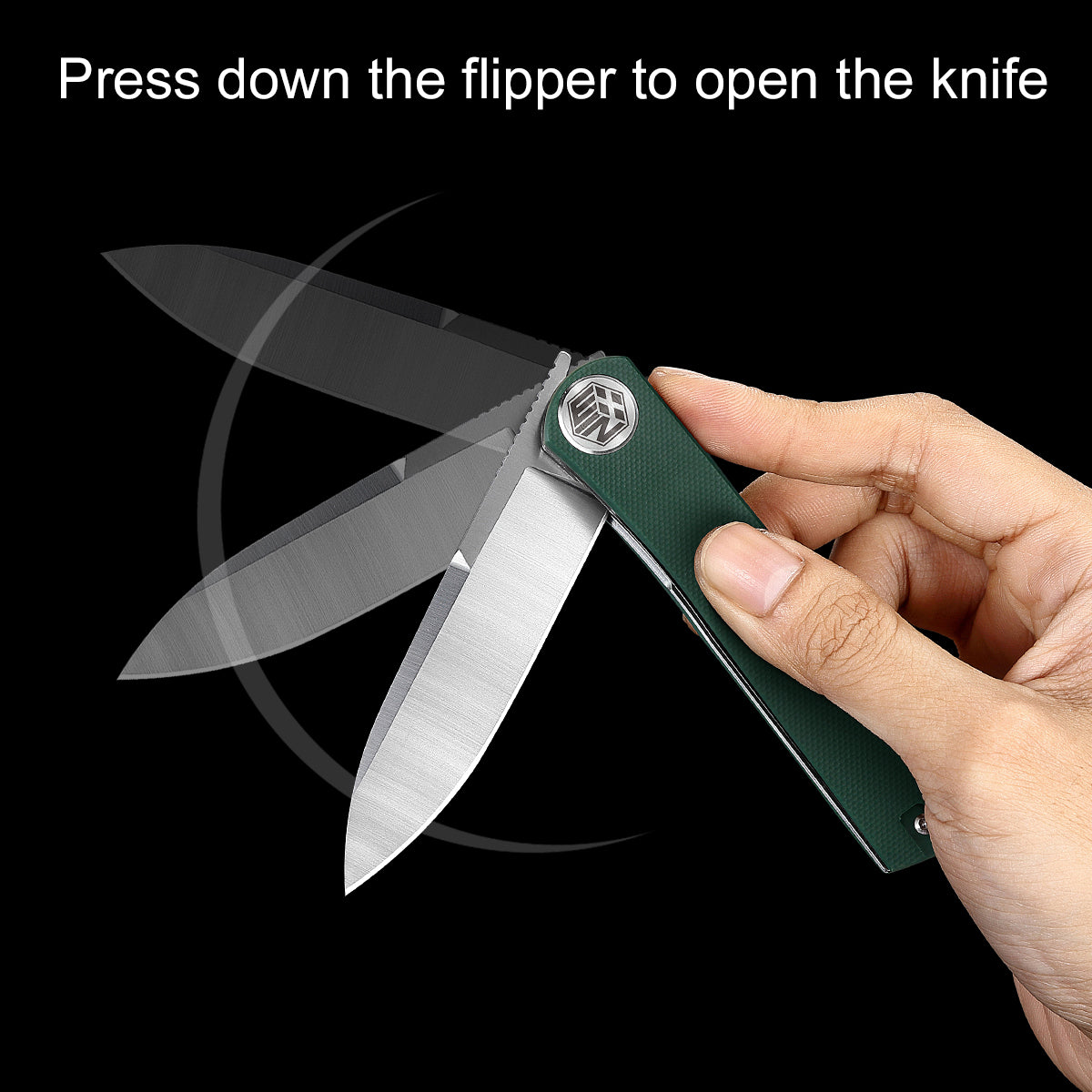 D2 Pocket Knife With G10 Handle And Liner Lock System