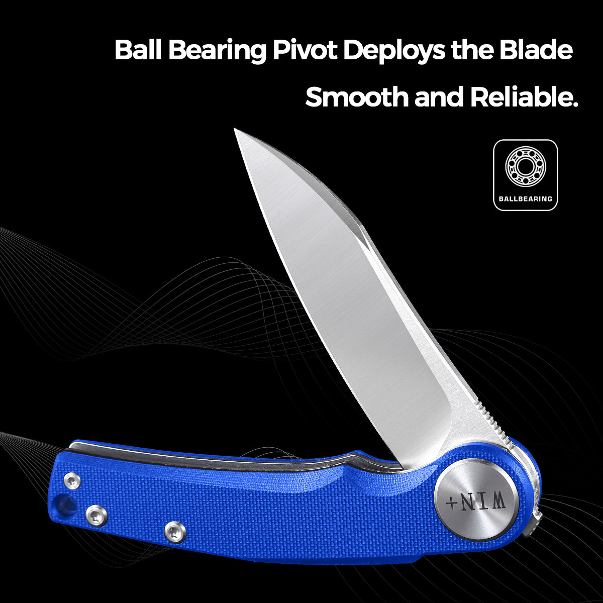 D2 Pocket Knife With G10 Handle And Liner Lock System