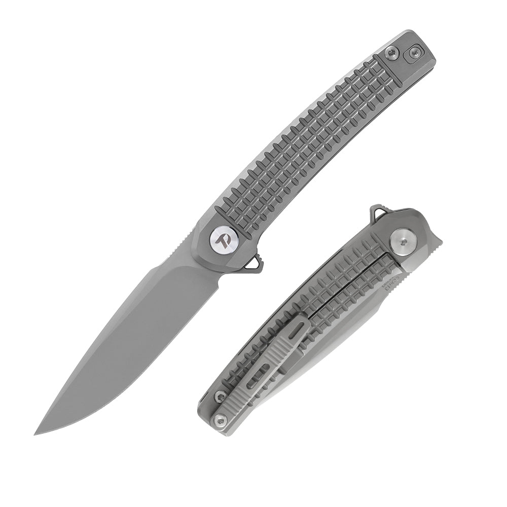 M390 Pocket Knife With Titanium Handle And Liner Lock System D9613