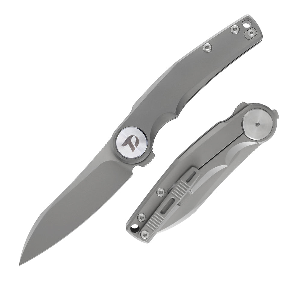 M390 Pocket Knife With Titanium Handle And Liner Lock System D9618