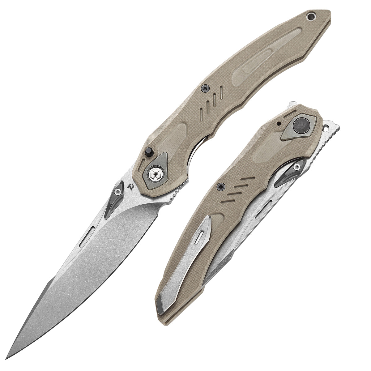 DREAMTECH Folding Knives G10 Knife D2 Blade Knife D1101