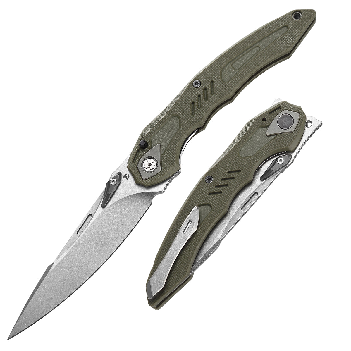 DREAMTECH Folding Knives G10 Knife D2 Blade Knife D1101