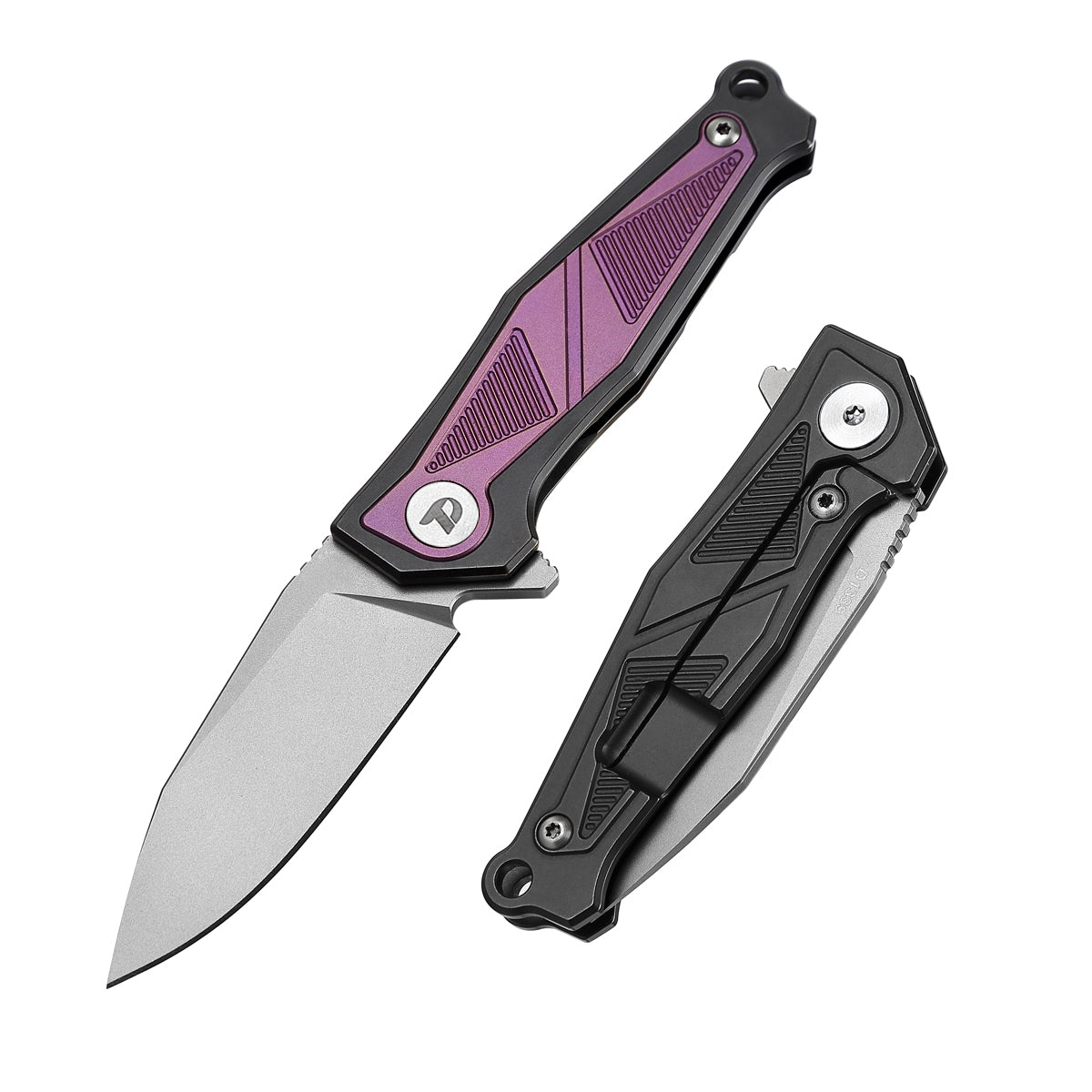 DREAMTECH Mini Folding Pocket Knife Titanium & Zirconium Handle M390 Blade Knife D1339