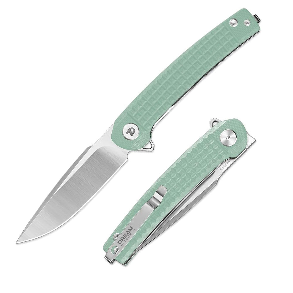DREAMTECH Knives Folding Pocket Knife G10 Handle D2 Knife D3613