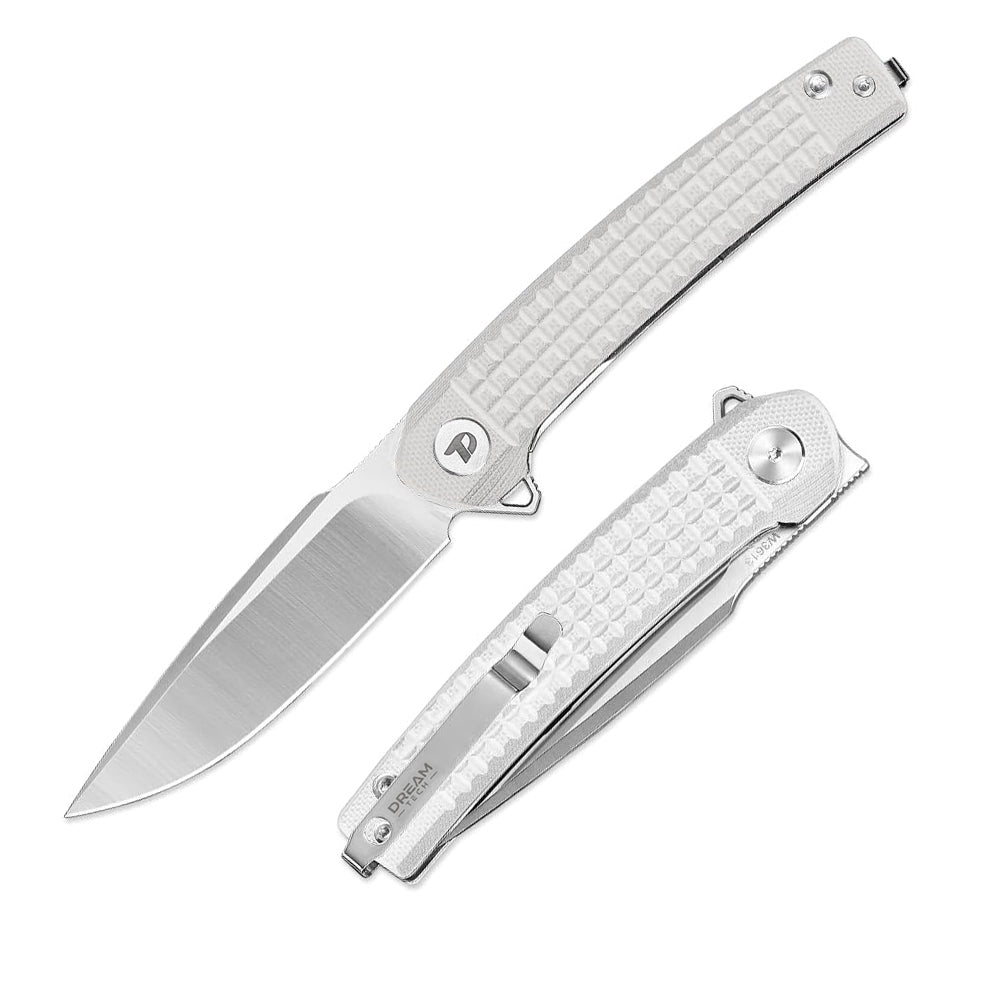 DREAMTECH Knives Folding Pocket Knife G10 Handle D2 Knife D3613