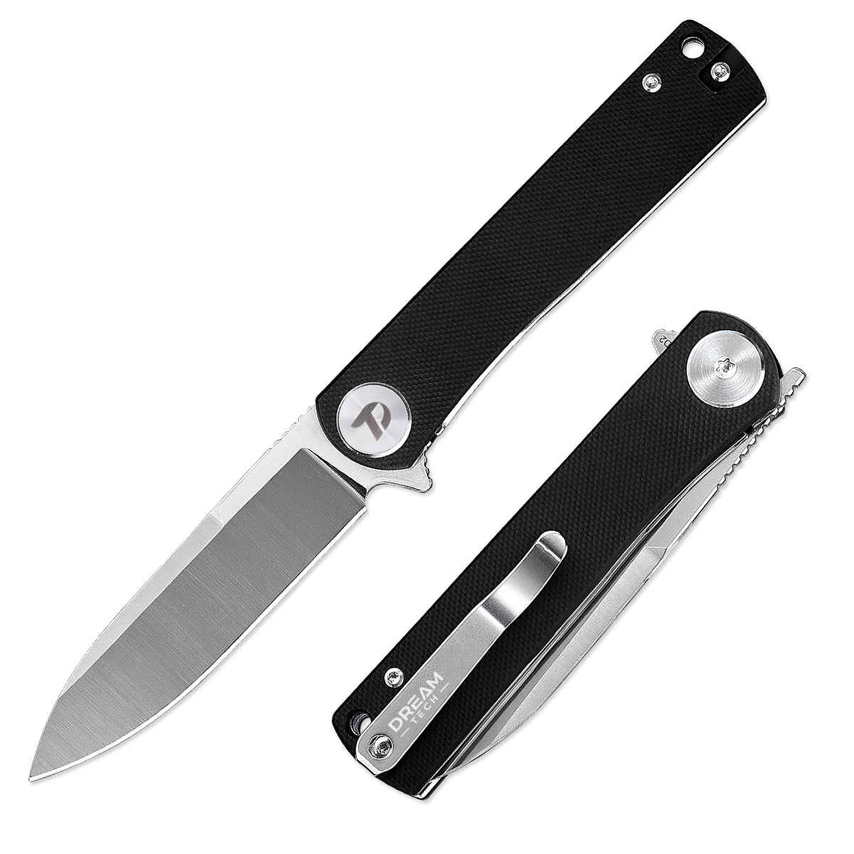DREAMTECH Knife Folding Knife G10 Knives D2 Blade Knife D3896