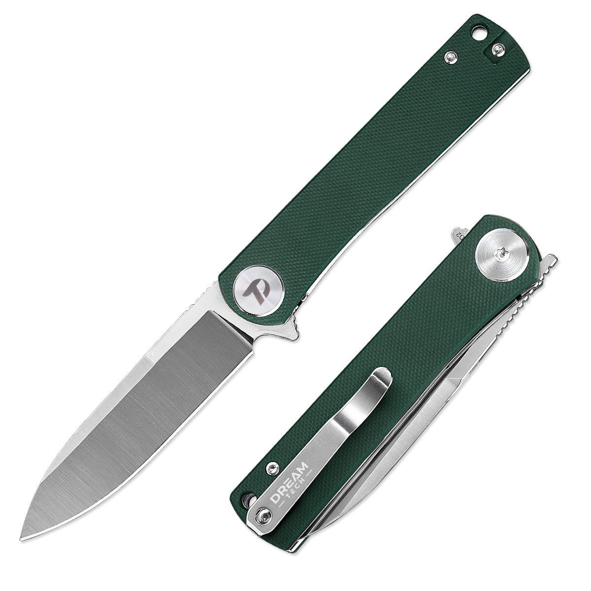 DREAMTECH Knife Folding Knife G10 Knives D2 Blade Knife D3896