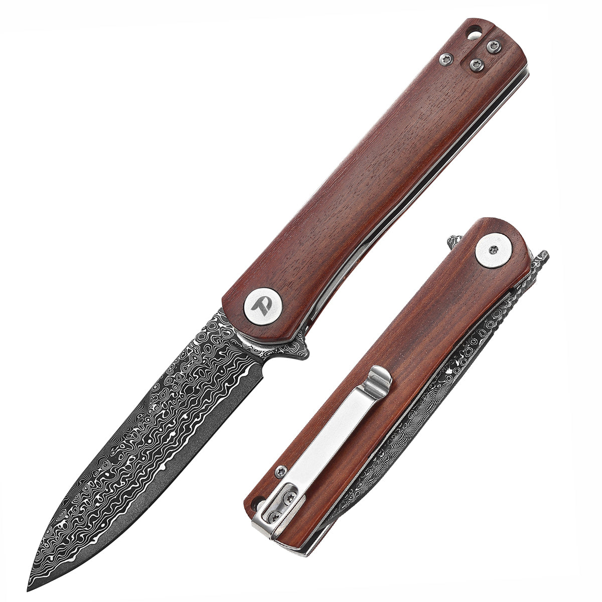 DREAMTECH Knife Folding Knife G10 Knives Damascus Knife D3896WD