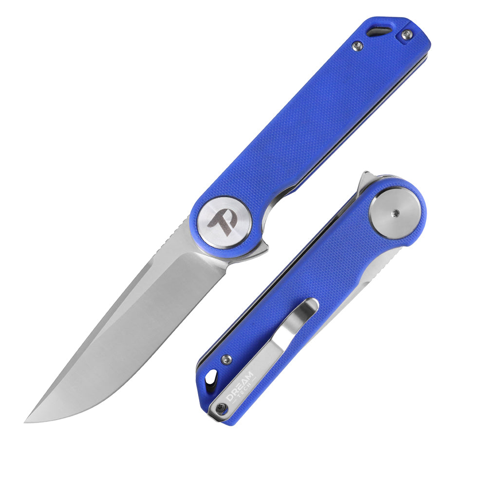 DREAMTECH Knife Folding Knife G10 Handle D2 Knife D3897