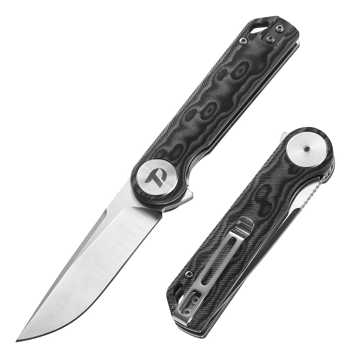 DREAMTECH Knife Folding Knife Micarta Handle D2 Knife D3897