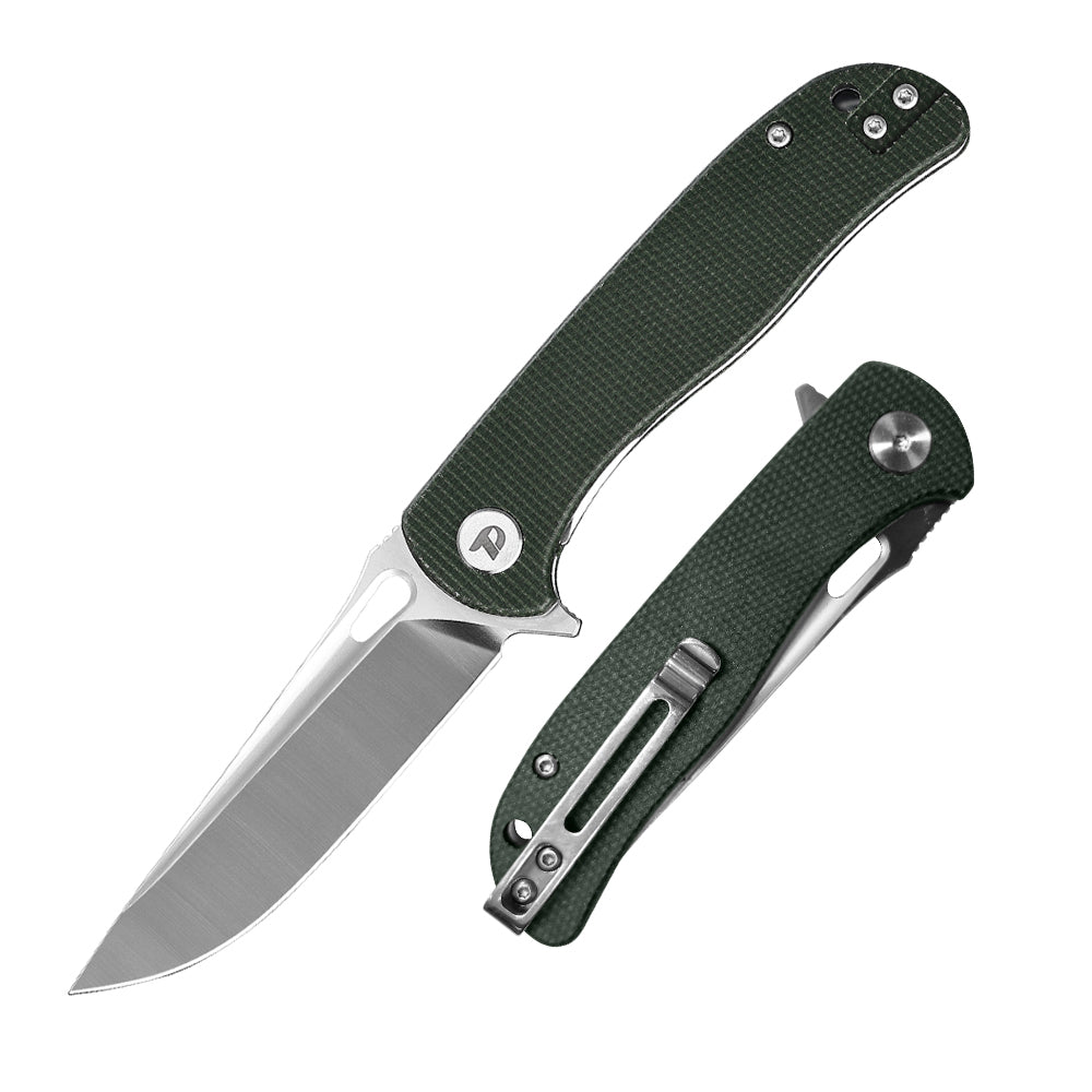 DREAMTECH Knife Folding Knife Micarta Knife D2 Blade Knife D3898