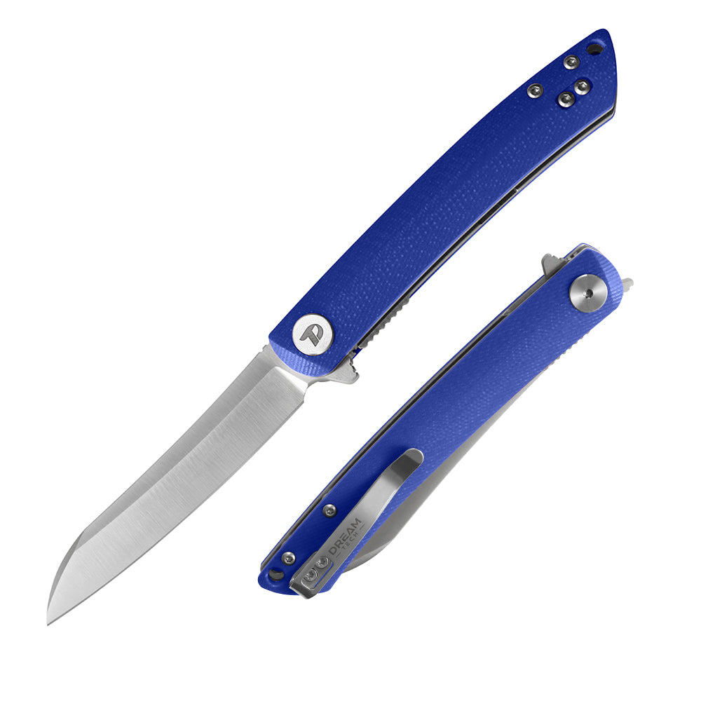 DREAMTECH Knife Small Pocket Knife With Clip G10 Knives D2 Knife D4224