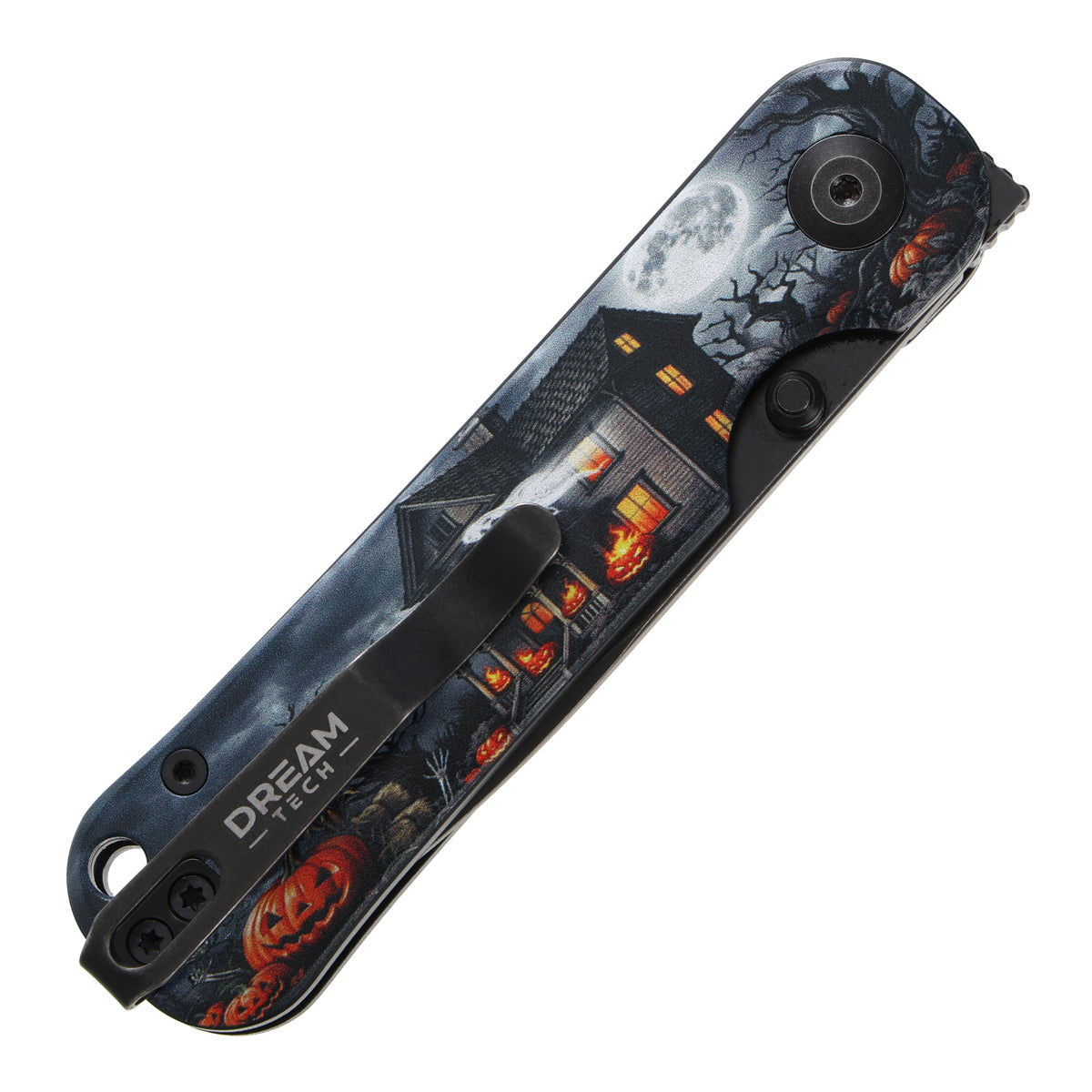 DREAMTECH Halloween Knife Folding Knife Aluminum Knives D2 Knife D4245AHH | Halloween Special Edition