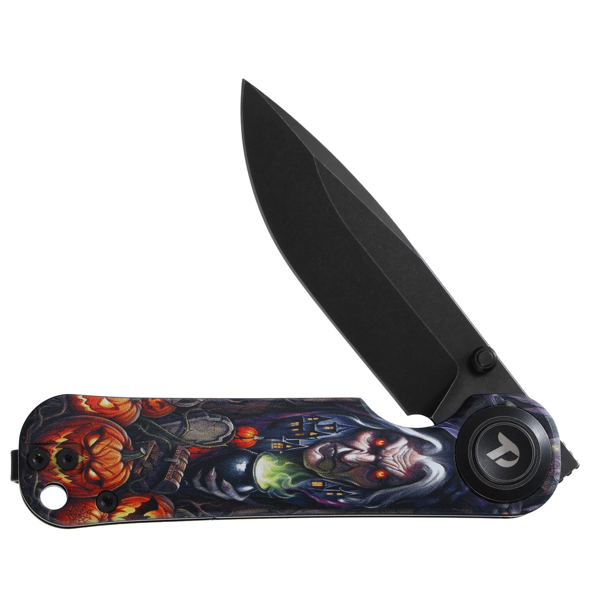 DREAMTECH Halloween Knife Folding Knife Aluminum Knives D2 Knife D4245AHM | Halloween Special Edition