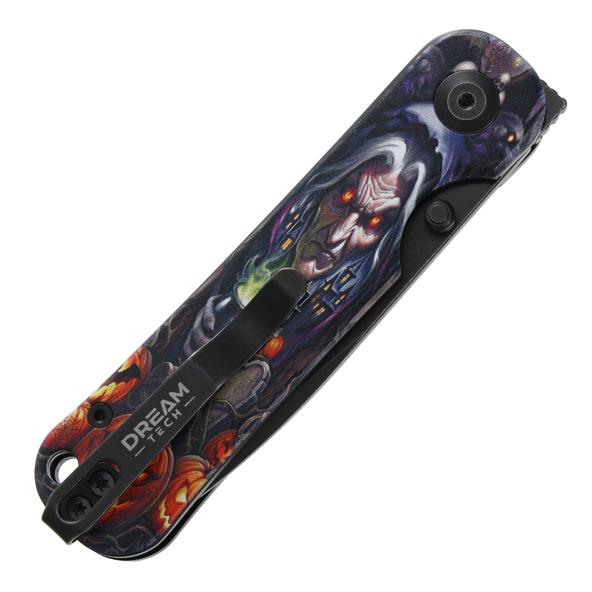 DREAMTECH Halloween Knife Folding Knife Aluminum Knives D2 Knife D4245AHM | Halloween Special Edition