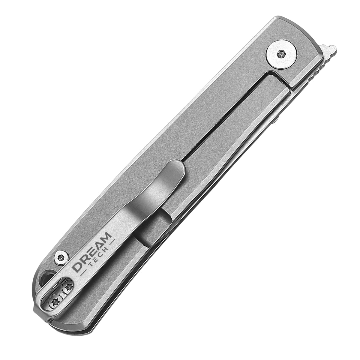 DREAMTECH Folding Knife Titanium Handle D2 Knife D4274TG