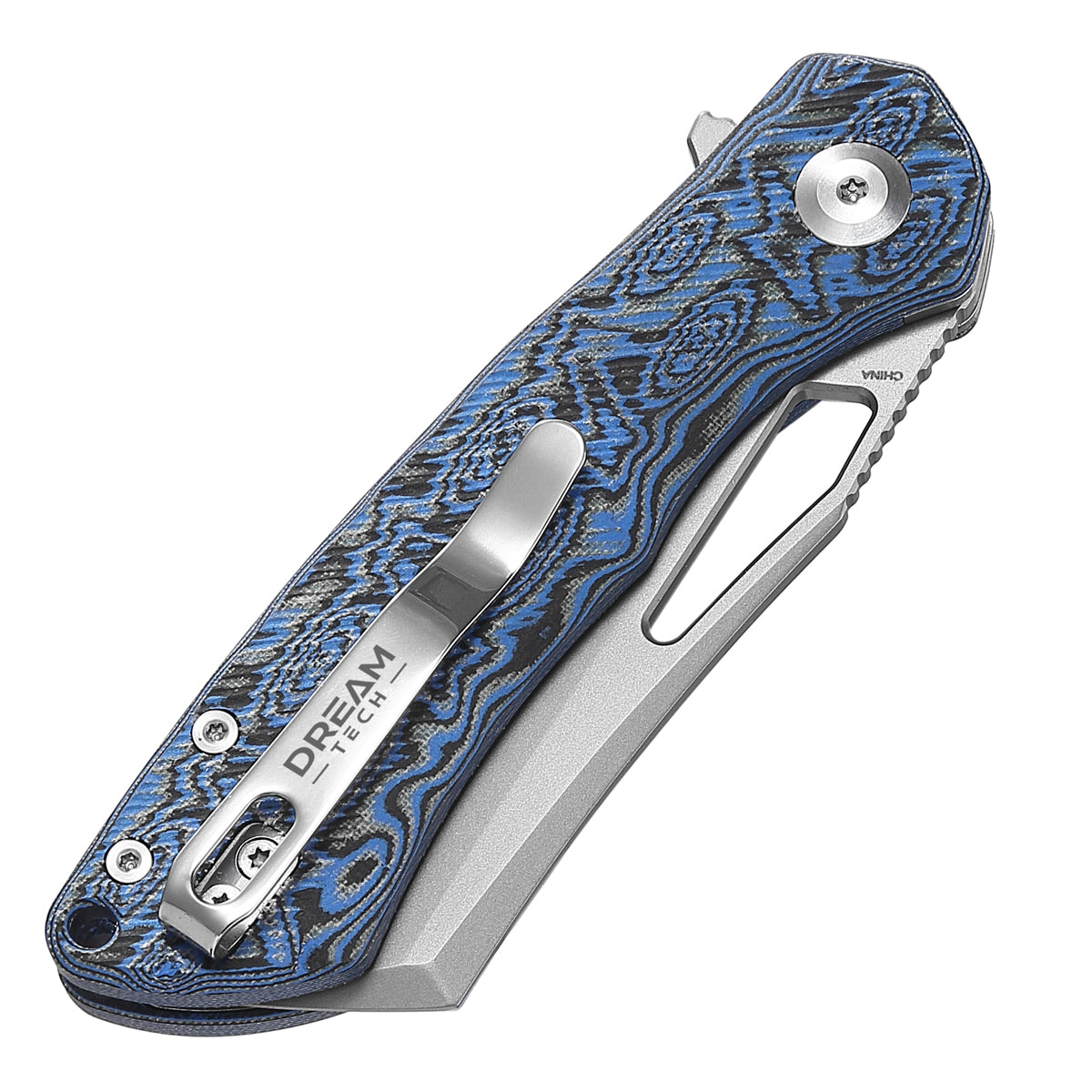 DREAMTECH Folding Knives Black Micarta Knife VG10 Blade Knife D4507MBL