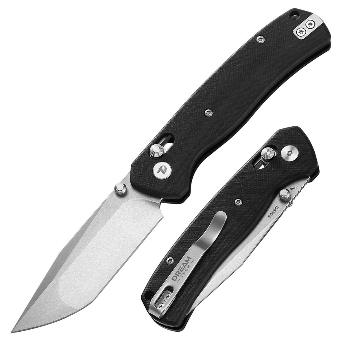 DREAMTECH Folding Knives G10 Knife 14C28N Blade Knife D4508GB
