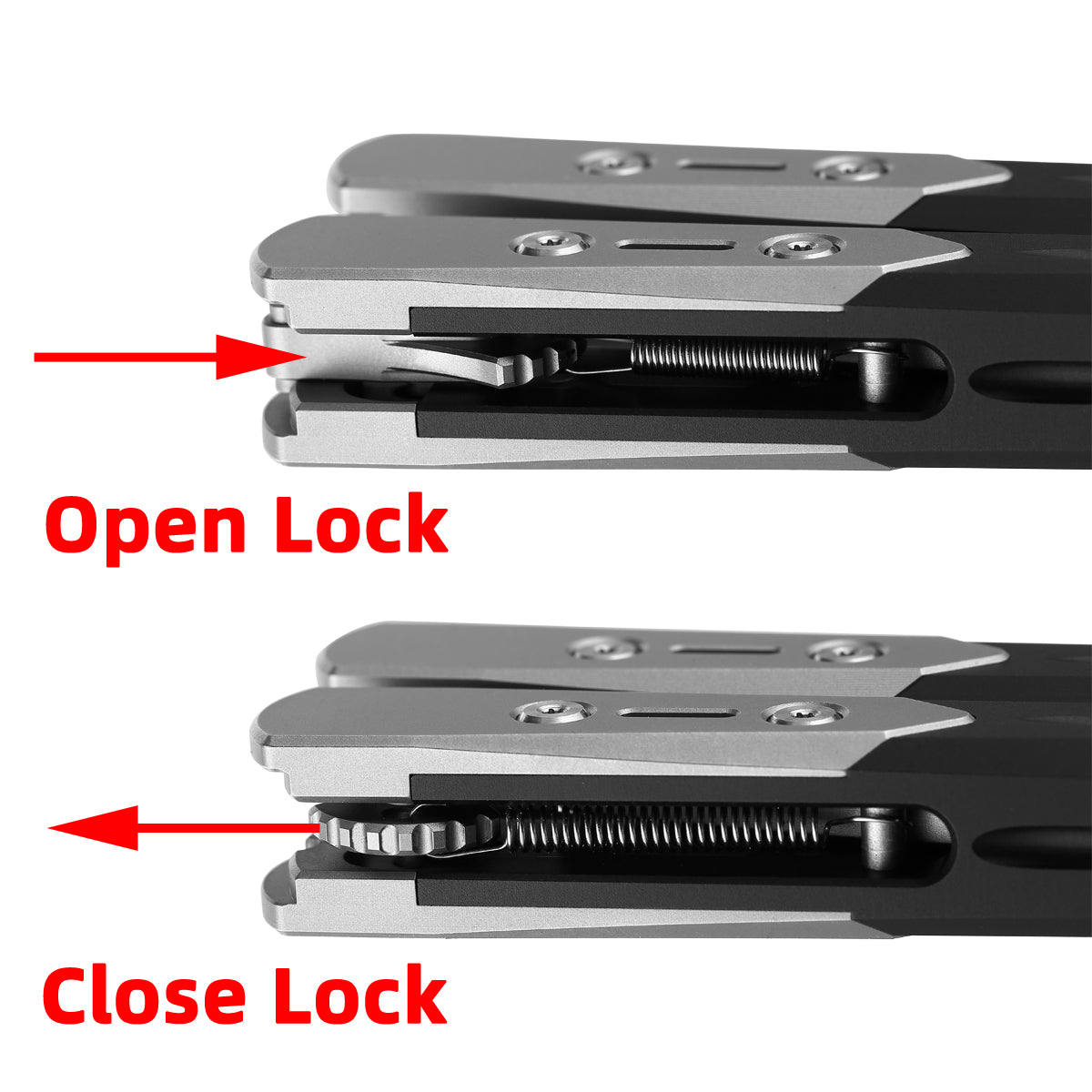 Dreamtech Balisong Butterfly Knife with TC4 Titanium and 7075 Aluminum Handle & Trainers and Bottle Opener D4548