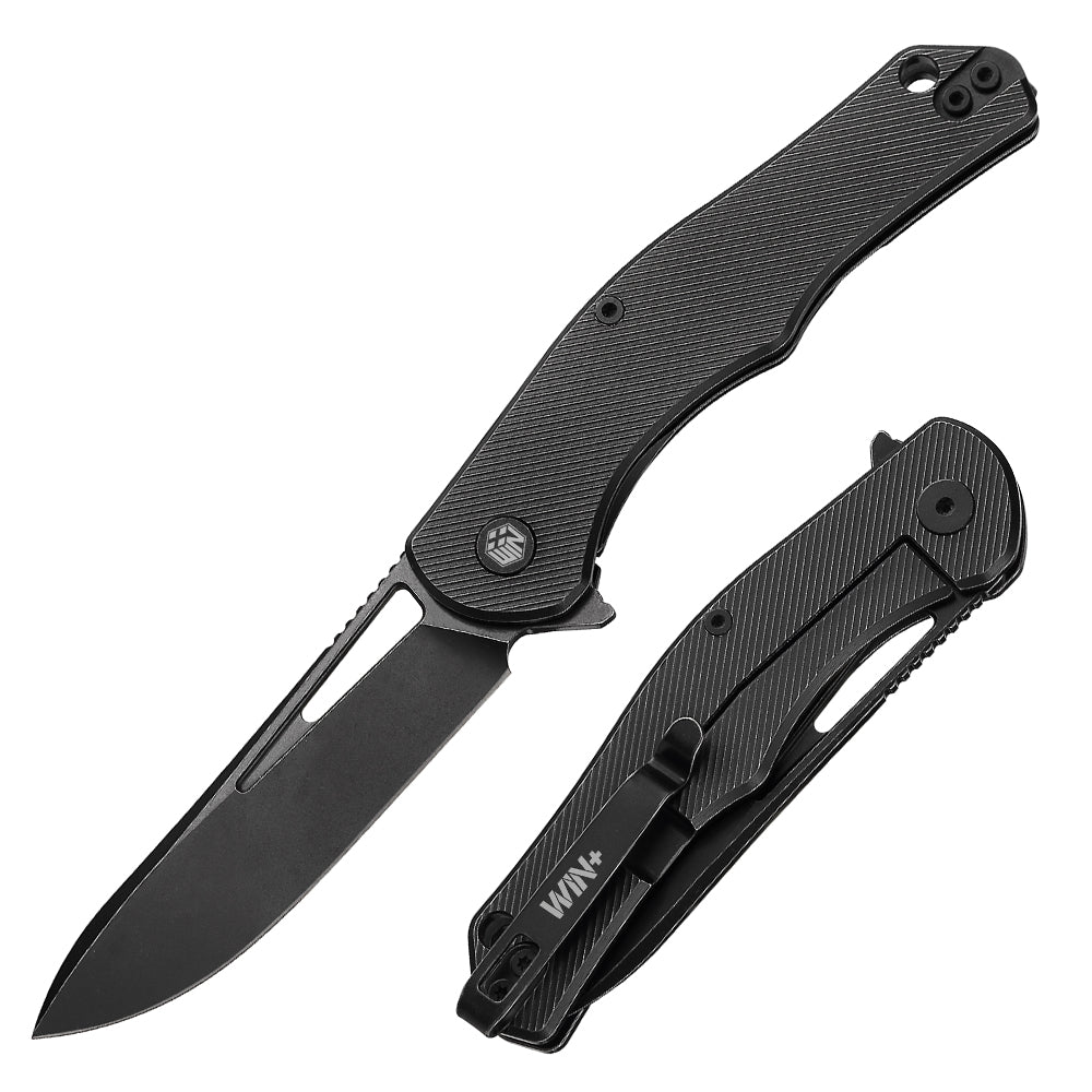 D2 Pocket Knife With Titanium Handle And Liner Lock System